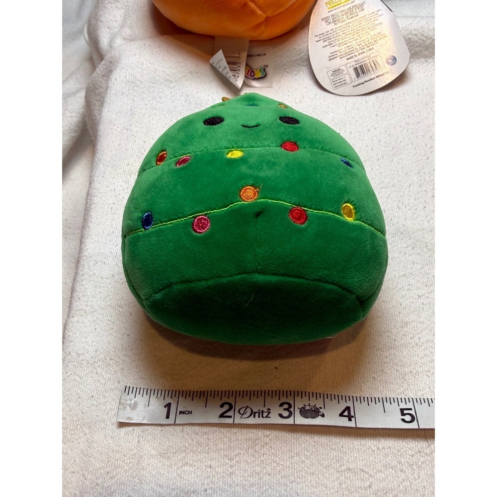 Squishmallows 5 Inch Holiday Bundle Paige Pumpkin and Carol Christmas Tree Plush - Picture 6 of 16